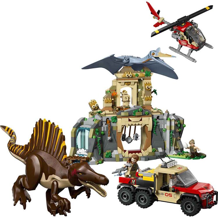 JURASSIC WORLD スピノサウルスとケツァルコアトルス 上空ミッション 76976 【プラザセレクト】