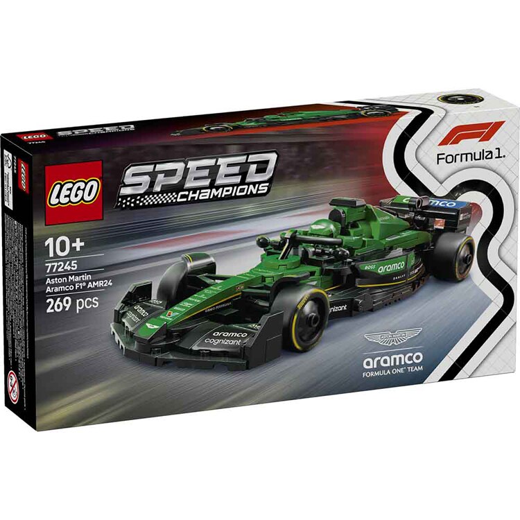 SPEED CHAMPIONS Aston Martin Aramco F1(R) AMR24 レースカー 77245 【プラザセレクト】