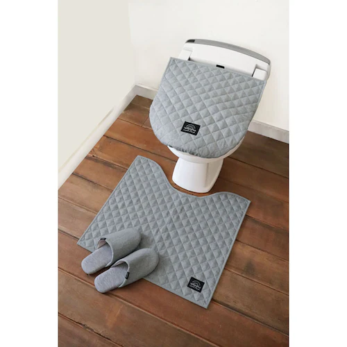 オカトー Laid Back トイレマット 55X60cm デニムグレー_1