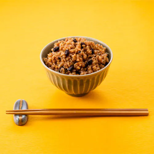 yuwaeru 寝かせ玄米ごはん160g NGM-160 小豆ブレンド_1