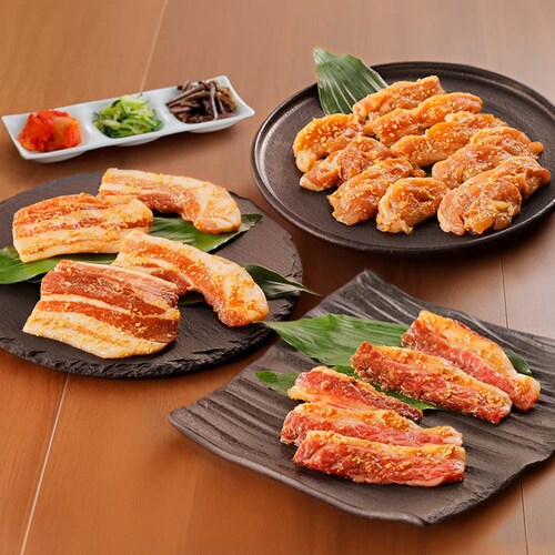新宿 大貫 焼肉大貫 詰合せ(牛/豚/鶏)計4P IPK29 【時間指定不可】【代引不可】【同梱不可】_1