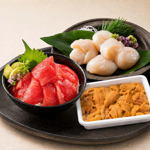 三種海鮮丼の具 3人前(約480g) 【時間指定不可】【代引不可】【同梱不可】_1