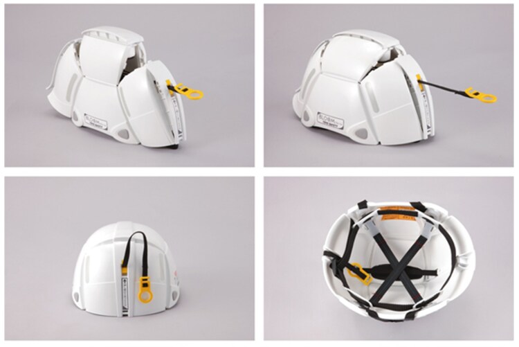 TOYO 折りたたみヘルメット BLOOM ライム2