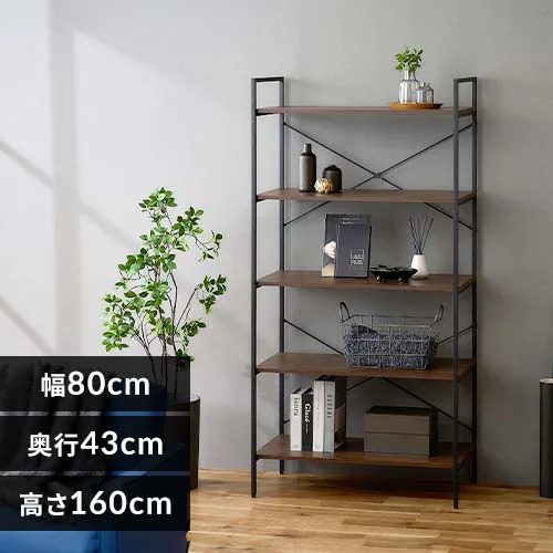 ラック シンプル ベーシックスタイル BRC-8016 ブラウン_0