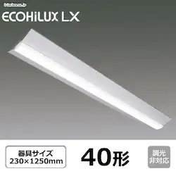LEDx[XCg 40` W230 t^ FLR40`~2^iߓd^Cvj LX160F-40N-CL40W Fi5000Kj
