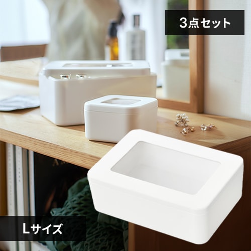 pickering カートリッジ 2個セット 2個収納ケース付 OM-S 3サイズ4個セット】フタ窓付き収納ケース Sサイズ1個+Mサイズ2