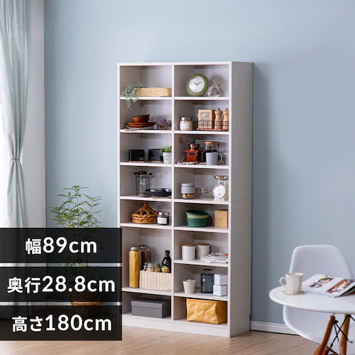 コミックラック 大容量タイプ CORK-1890R ホワイト_0