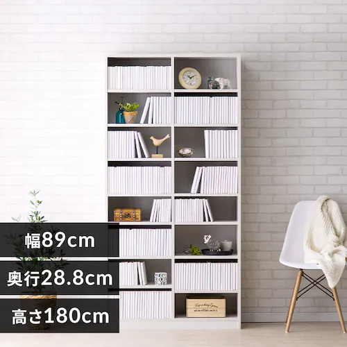 コミックラック 大容量タイプ CORK-1890R オフホワイト_0