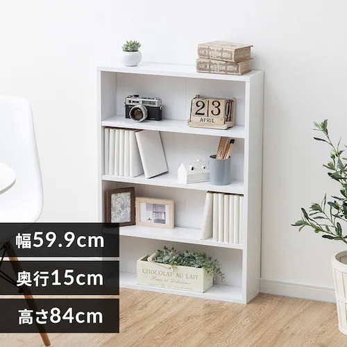 コミックラック CORK-8460R ホワイト_0