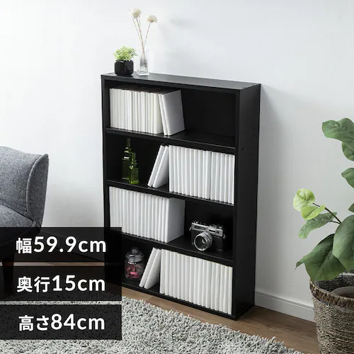 コミックラック CORK-8460R ブラック_0
