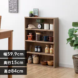 コミックラック CORK-8460R アッシュブラウン