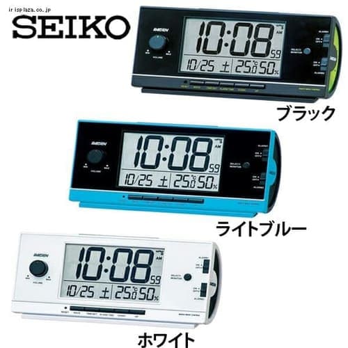 日本未入荷 セイコータイムクリエーション 電波目覚まし時計SEIKO 大音量電波デジタル時計 NR-539-Y 返品種別A 