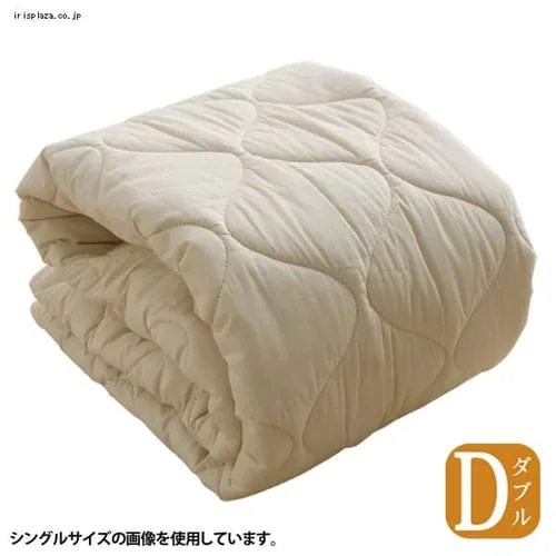 【日本製】英国ウォシャブルウール100%ベッドパット ダブル 10BP850-WIR 【代引き不可】_0