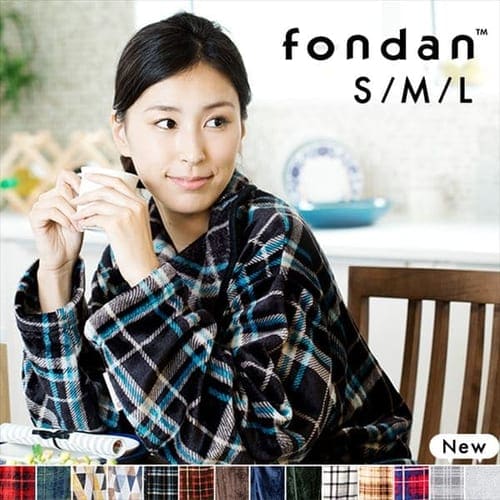 fondan 着る毛布 FDRM-054 全3サイズ 全12色 【プラザセレクト】