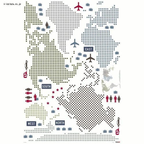 ���[���h�}�b�v HS60011 ���[�����C�c