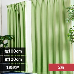 �J�[�e�� 2���g 1���Ռ� ��100�p�~��120cm �v���[���O���[��