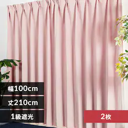 �J�[�e�� 2���g 1���Ռ� ��100�p�~��210cm �s�[�` 