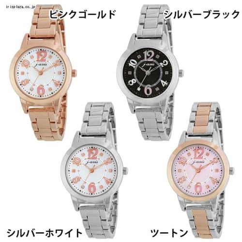  サン・フレイム 殿堂入り レディースラウンドメタルウォッチ BL1002-PG 全4色【プラザセレクト】