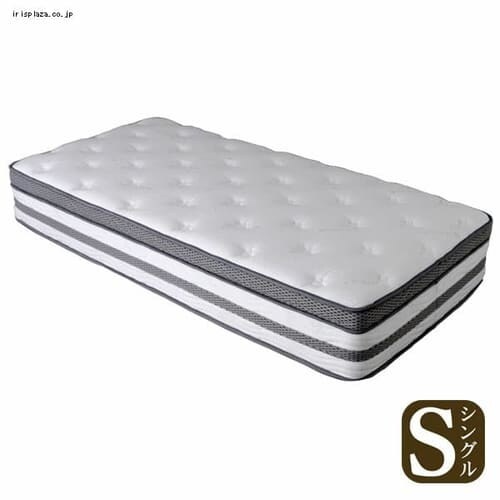 ソフトウレタン+ラテックス ダブルポケットコイルマットレス シングル_0