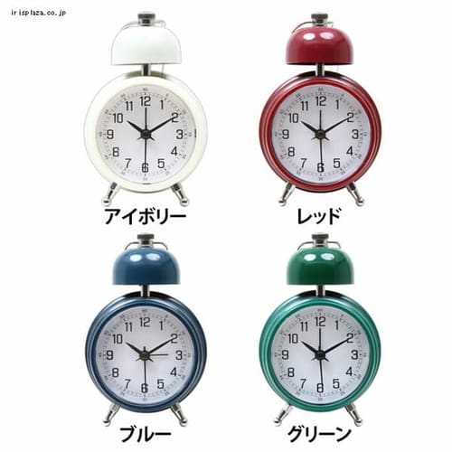  不二貿易 置時計 ベルクロック 全4色【プラザセレクト】