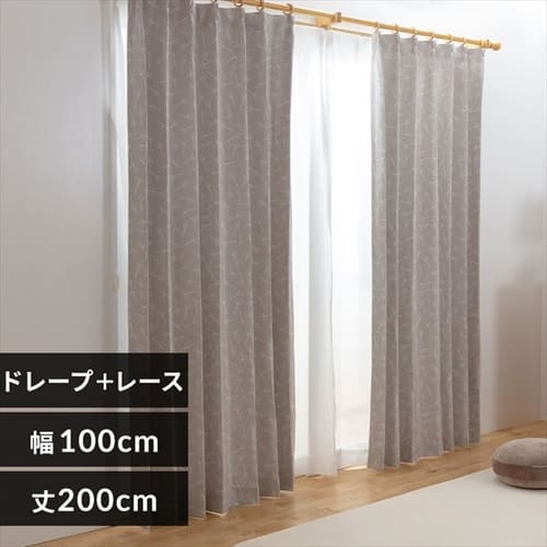 北欧風　遮光カーテン　幅100cm×丈140cm2枚 北欧風 遮光カーテン 幅100cm×丈140cm2枚 北欧風 遮光カーテン 幅100cm