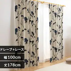 kՌJ[e 4P IP 100cm~178cm 4g _XN/lCr[ 