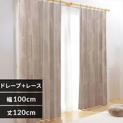 ���S�Ռ��J�[�e�� 4P IP ��100cm�~��120cm 4���g�� �_���A/�x�[�W��