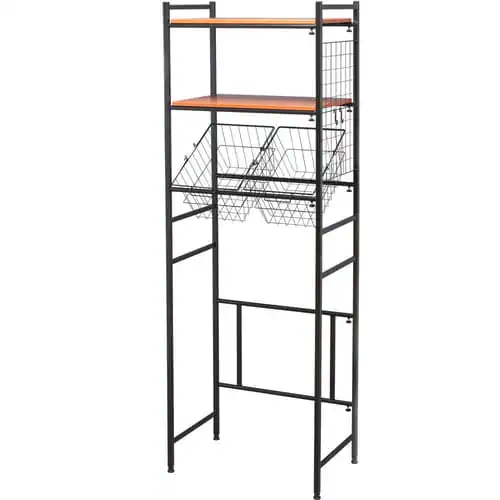 バスケット付きランドリーラック LRP-211 全2色【プラザセレクト】_0