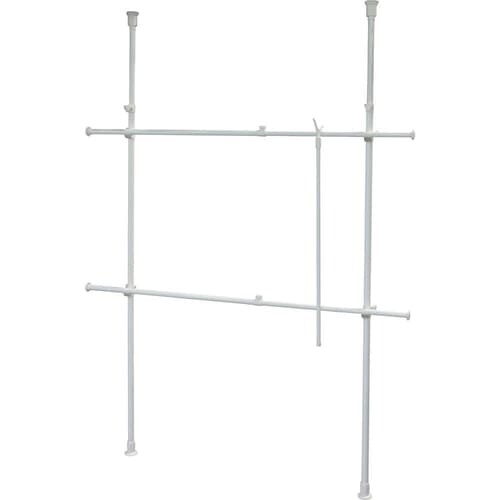 天井つっぱり式 ハンガーラック HR-T1727 全2色【プラザセレクト】_0