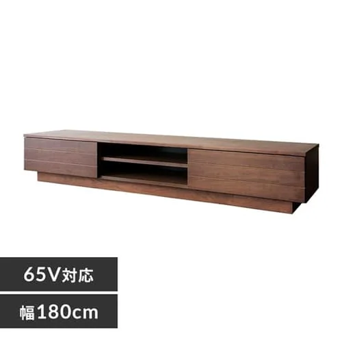 テレビ台 オープンタイプ 幅180cm T-OTV-180 ブラウン【時間指定不可】 _0