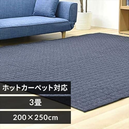 スウェットラグ 200×250 SWR-2025 ネイビー_0