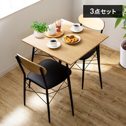 �X�`�[���_�C�j���O�Z�b�g 2�l�p 3�_�Z�b�g STDSET-3 �I�[�N