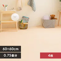 PE�W���C���g�}�b�g(60�~60�~2) 4���Z�b�g PEJTM-602�@�x�[�W��