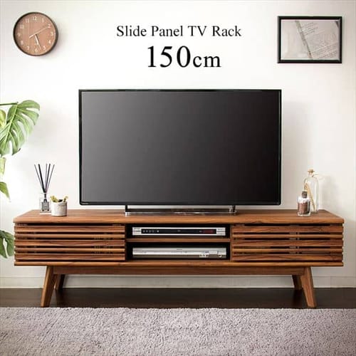スライドパネルtv台 ブラウン Mstr 1 プラザセレクト アイリスプラザ アイリスオーヤマ公式通販サイト