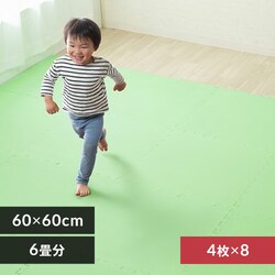 PE�W���C���g�}�b�g(60�~60�~2) 8�Z�b�g(32��) PEJTM-602 �O���[��