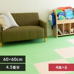 PE�W���C���g�}�b�g(60�~60�~2) 6�Z�b�g(24��) PEJTM-602 �x�[�W��/�O���[��