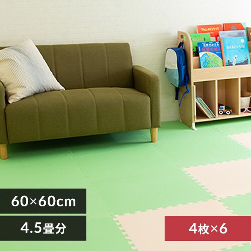 PE�W���C���g�}�b�g(60�~60�~2) 6�Z�b�g(24��) PEJTM-602 �x�[�W��/�O���[��_0