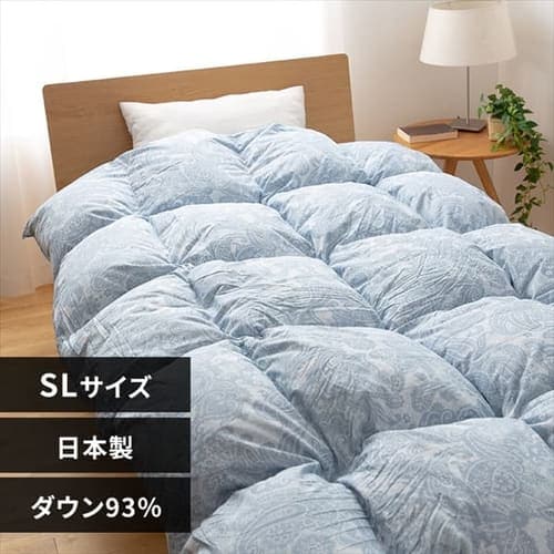 羽毛掛け布団 ホワイトダックダウン WDD93%1.0kg 無地 シングルロング ベージュ【プラザセレクト】 7172693 │アイリスプラザ│ アイリスオーヤマ公式通販サイト