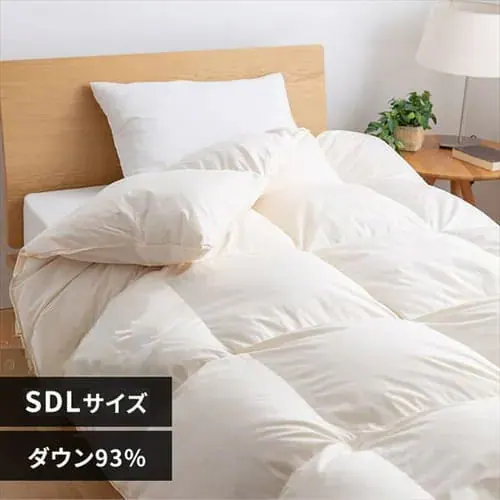 羽毛布団  WDD93% 1.2kg セミダブルロング 【直送】 【プラザセレクト】_0