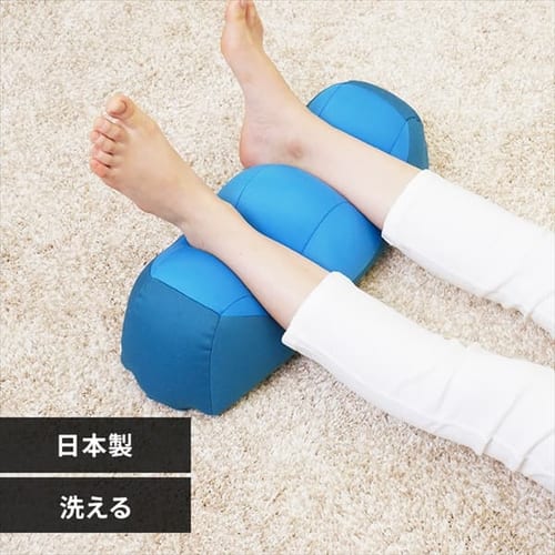 空間fitの夢まくら フットピロー ブルー 7175235 │アイリスオーヤマ