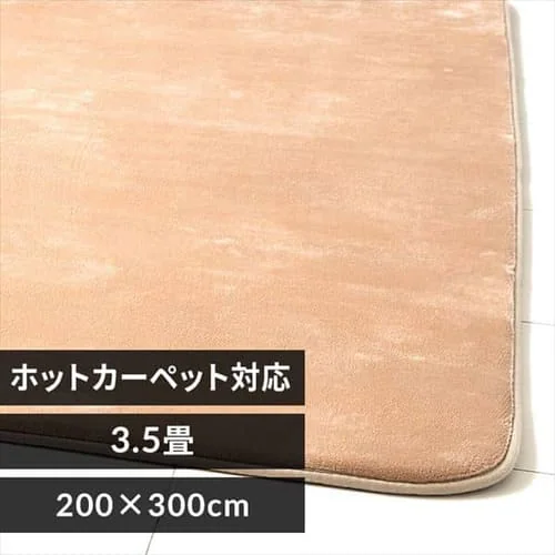 ラグ 高反発 200×300cm ベージュ_0