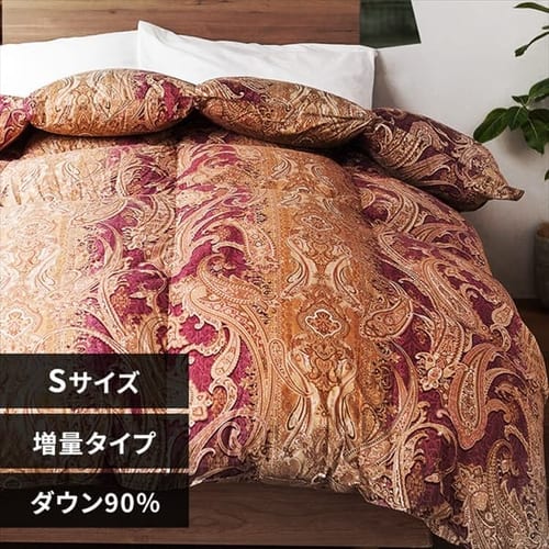 昭和西川 羽毛掛けふとん フランス産WDD90%増量タイプ CH92207PK ピンク【プラザセレクト】