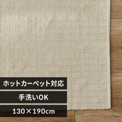 �C���e���A�}�b�g �C���h��100% 130cm�~190cm �\���b�h��