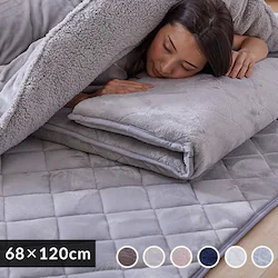 ごろ寝クッション 68×120 フランネル生地 5層構造 手洗い可 アイボリー