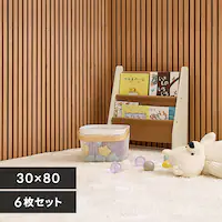 �ǃp�l�� �ǂɓ\���E�b�h�^�C�� �z���E�H�[���p�l�� �ȒPDIY �����΍� �ǂ̕ی� 30cm�~80cm 6�� �C�p�l�b�� ���C�g�u���E���y���Ԏw��s�z�y�����z�y������s�z