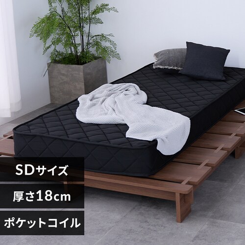 �|�P�b�g�R�C���}�b�g���X 18cm �Z�~�_�u�� HS001-B �u���b�N_0