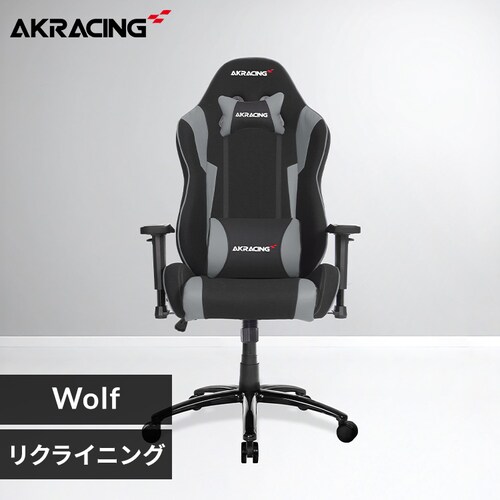 AKRacing �G�[�P�[���[�V���O �Q�[�~���O�`�F�A AKR-WOLF �O���[_0