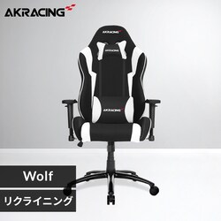 AKRacing �G�[�P�[���[�V���O �Q�[�~���O�`�F�A AKR-WOLF �z���C�g
