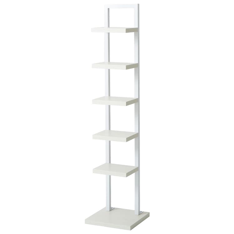 ブックタワー6段 LW-006-IR ホワイト 7351465 │アイリスオーヤマ公式