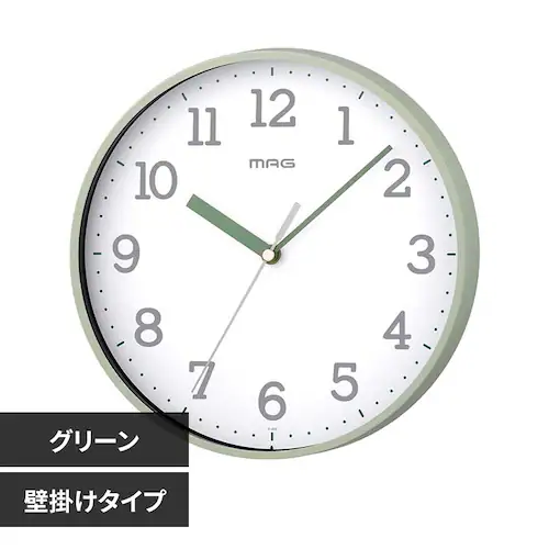 MAG 掛時計 ガレット グリーン_0